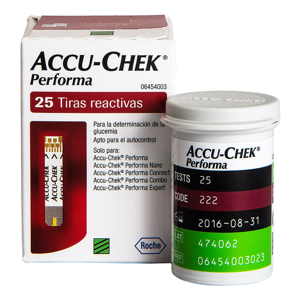 Accu-Chek Performa Test Strips (25 Units) for Fast & Accurate Results with No Coding Required