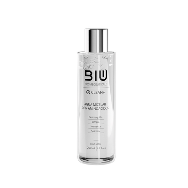 Biu Micellar Makeup Remover Water (200ml/6.76fl oz) - Clean, Moisturize, Tone & Calm Sensitive Skin