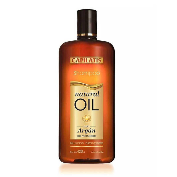 Capilatis Natural Oil Shampoo ‚ 420ml/14.20fl oz ‚ Hydrate & Nourish Hair with Olive, Jojoba & Sweet Almond Oils