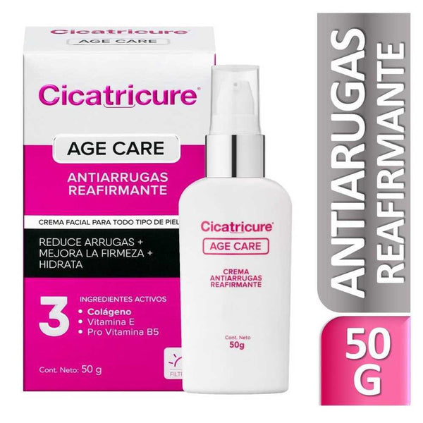 Cicatricure Age Care Firming Facial Cream (50g / 1.76 oz) w/Collagen, Vitamin B, Pro Vitamin B5 - for Radiant & Youthful Skin Appearance