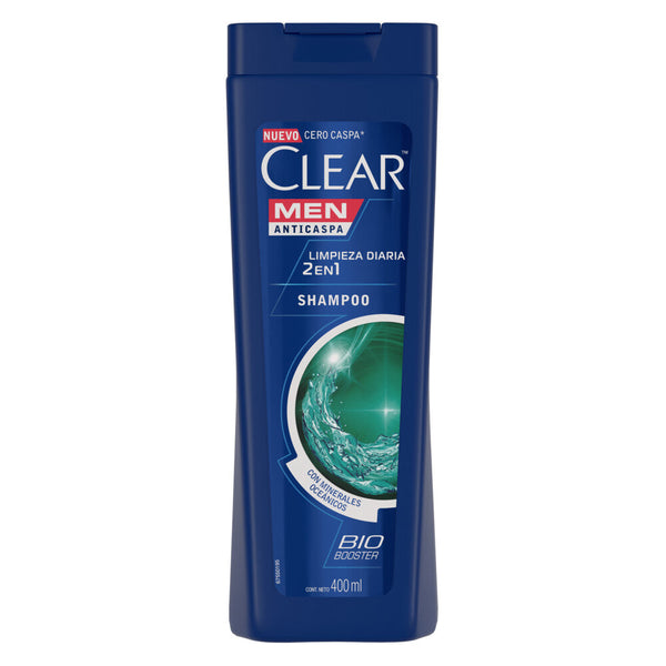 Clear 2 in 1 Anti-Dandruff Cleansing Shampoo - 400ml/13.52fl oz