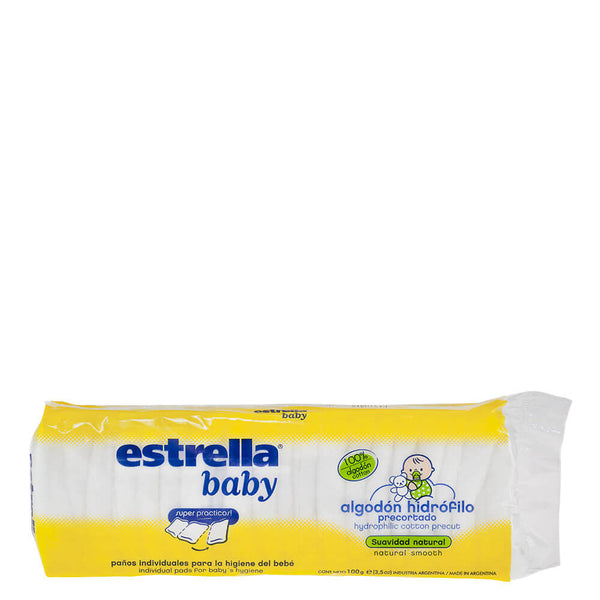 Estrella Baby Pre-Cut Cotton Washcloths: Soft, Comfortable, and Highly Absorbent