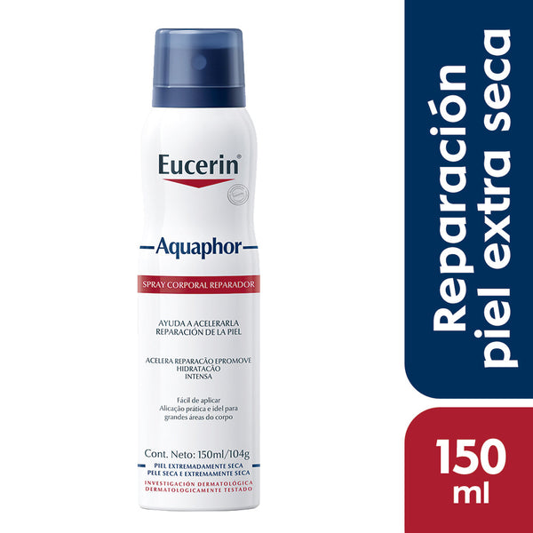 Eucerin Aquaphor Repair Body Spray For Dry Skin - 150ml/5.29Fl Oz - Keep Away From Heat, Sunlight & Out of Reach of Children