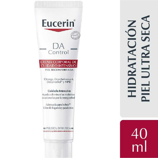 Eucerin DA Control Intensive Care Cream (40Ml / 1.35Fl Oz): Moisturizing, Non-Irritating, and Safe for Adults - Store Away from Direct Sunlight
