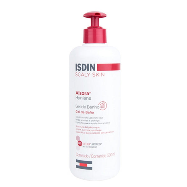 Isdin Alsora Hygiene Bath (500Ml / 16.97Fl Oz) for Sensitive Skin - Hypoallergenic, Paraben & Sulfate Free
