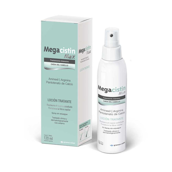 Megacistin Max Anti Hair Loss Lotion: The Ultimate Scalp and Hair Restoration Solution (120ml / 4.05fl oz) - Aminexil, Anchoring System, Arginine